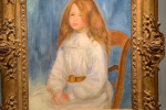 Perre-Auguste Renoir "Portrait de fillette sur fond bleu", 1890 Эстимейт: €2,1 млн.