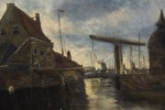 Ван Гог «Городской пейзаж с разводным мостом» (1885)